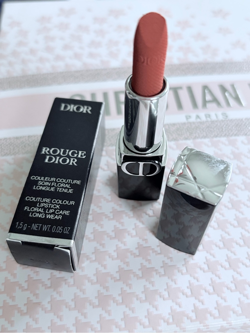 ROUGE DIOR 100 NUDE LOOK VELVET  mini TRAVEL SIZE